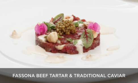 Fassona Beef Tartar & Traditional Caviar